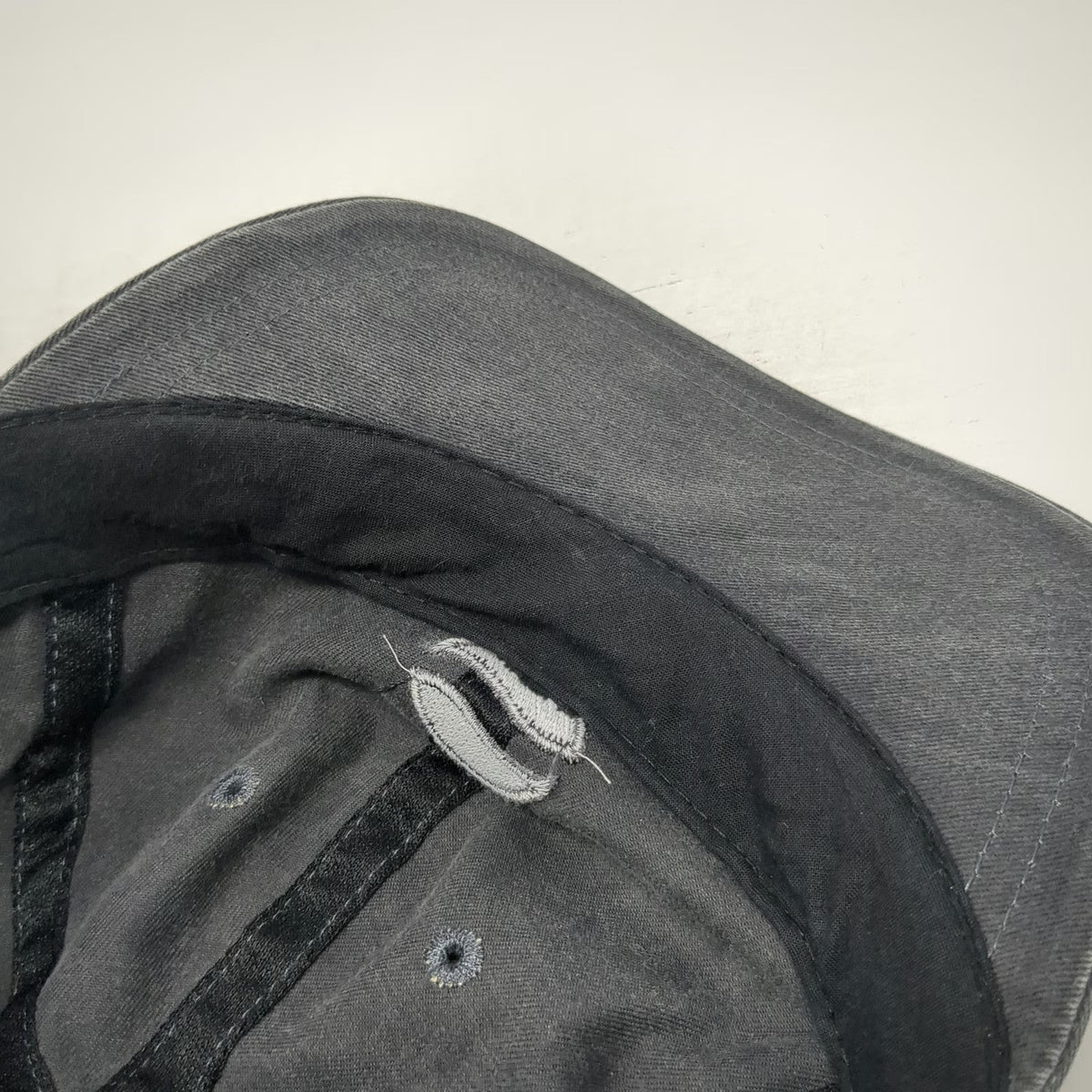 Pepsi Baseball Cap Gray One Size Tonal Logo Embroidered Slideback Adjustable Hat