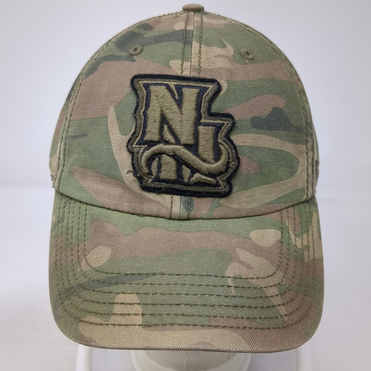 Norfolk Tides MiLB '47 Baseball Cap Green Camo One Size OHT Strapback Hat Logo