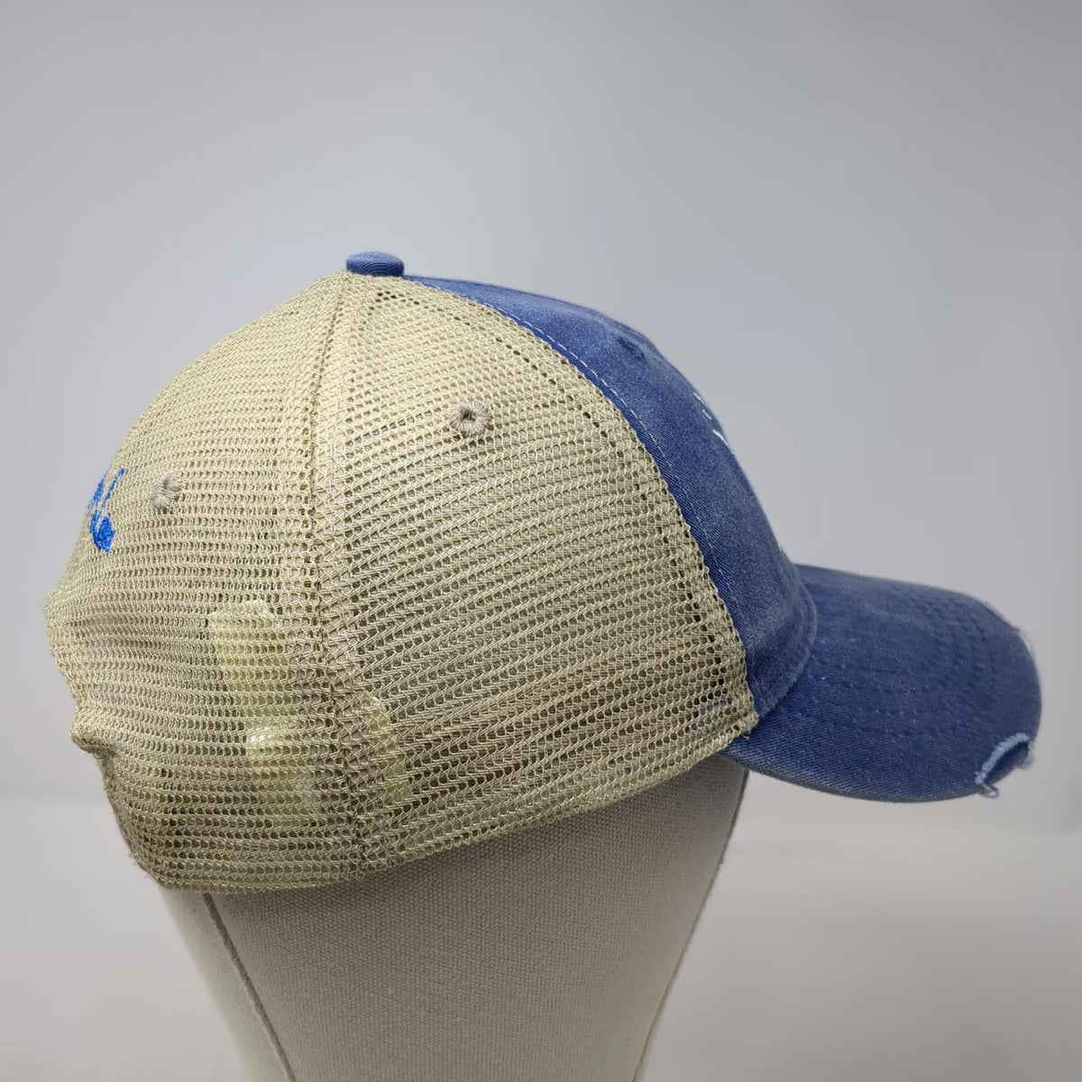 Adams Trucker Hat Blue One Size Mesh Back I'll Bring The Dance Moves Piper Lou