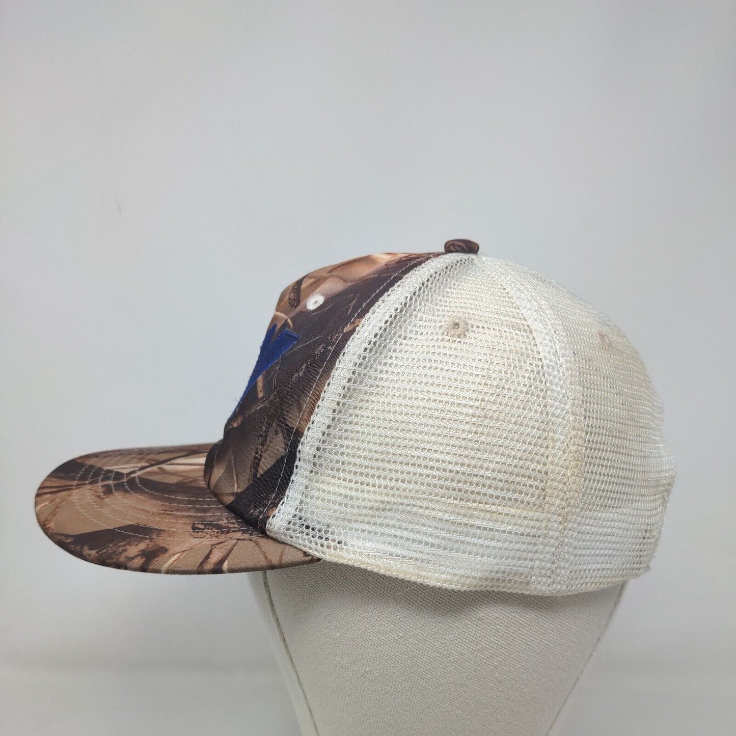 TW Snapback Mesh Back Trucker Hat Camo OSFA Embroidered TW Logo