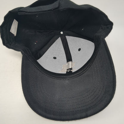 TRS Hotels Strapback Hat Black One Size Adjustable Embroidered 6 Panel