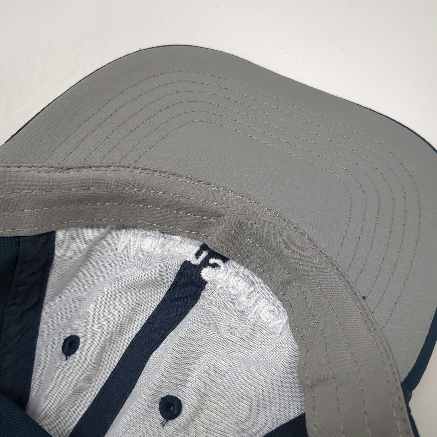 Imperial Baseball Cap Blue One Size Morgan Stanley Hat Performance Logo Gray