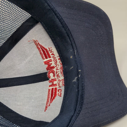 MCH Transportation Co. Jackson MS Blue OSFA Embroidered Mesh Back 6 Panel