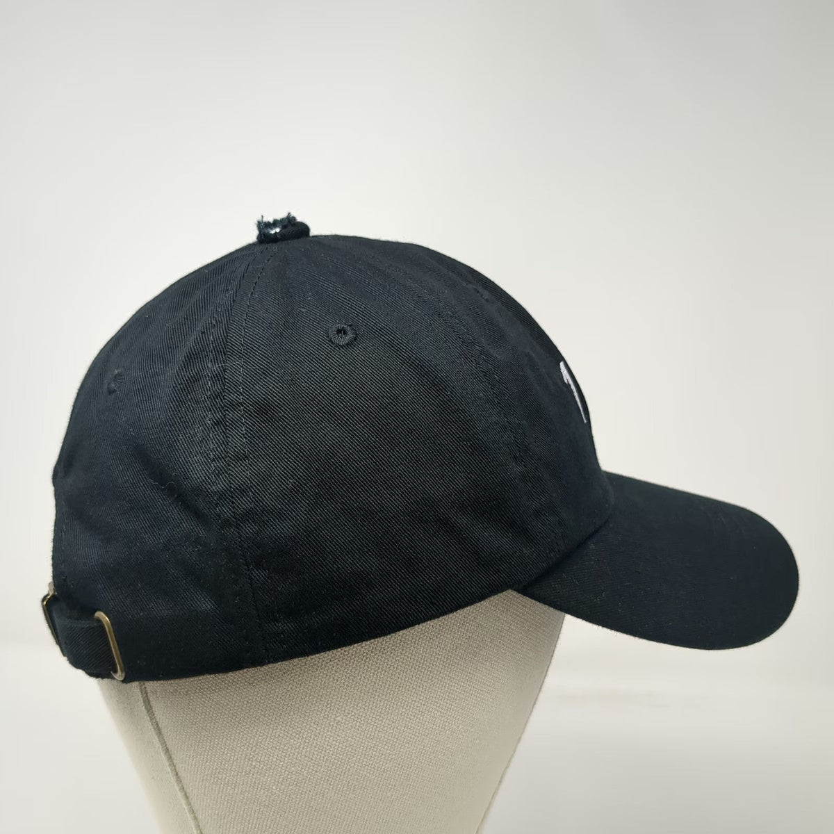 Yupoong Baseball Cap Black One Size 11:11 Embroidery Cotton Adjustable Hat