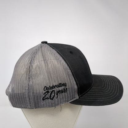 Kershaw Carb & Gutter Snapback Trucker Hat Gray OS Adjustable Mesh Richardson