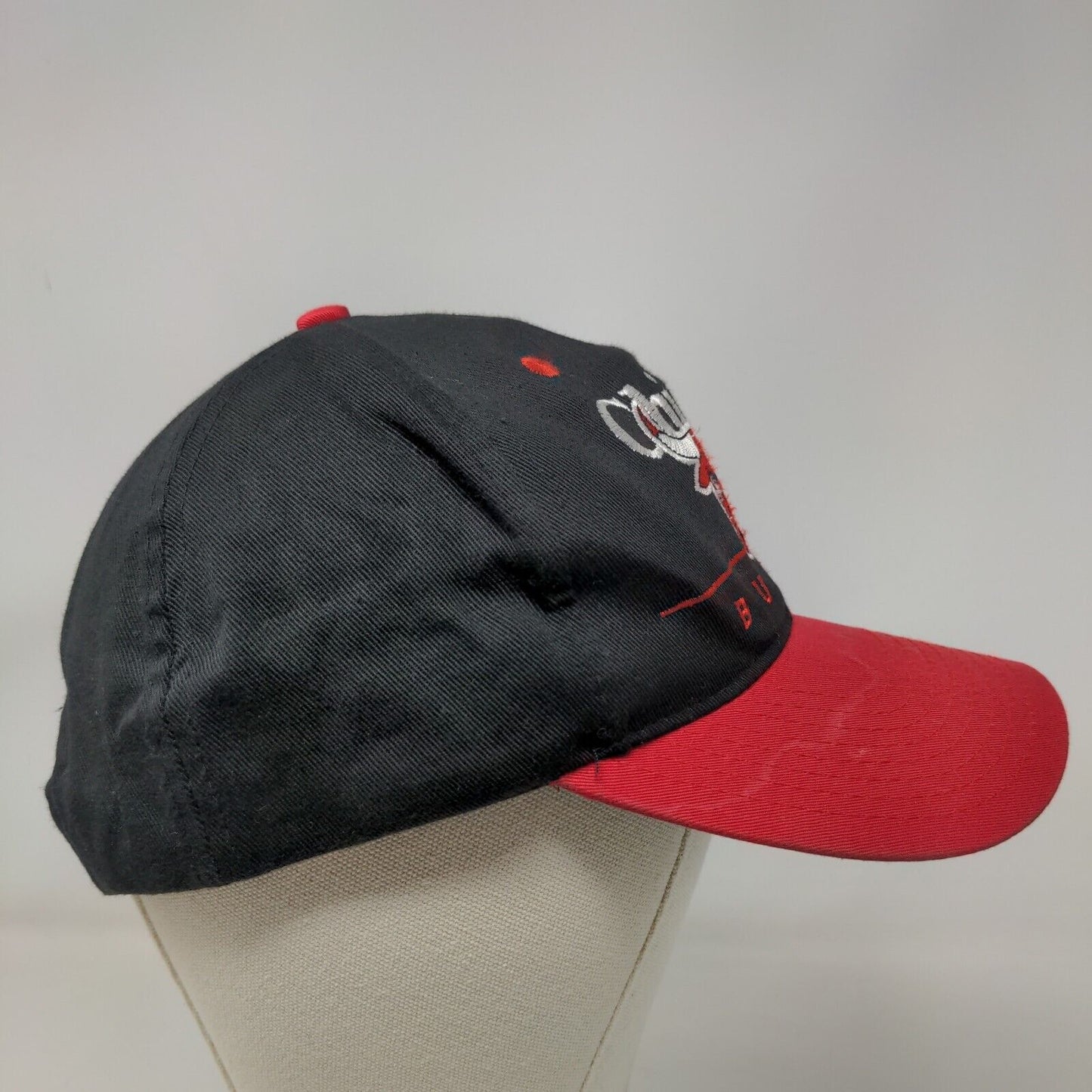 Twins Enterprise Men's Snapback Hat Black Red OSFA Chicago Bulls NBA Vintage