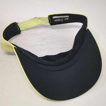 Nike Visor Green One Size Strapback Dri-Fit Featherlight Golf Running Hat