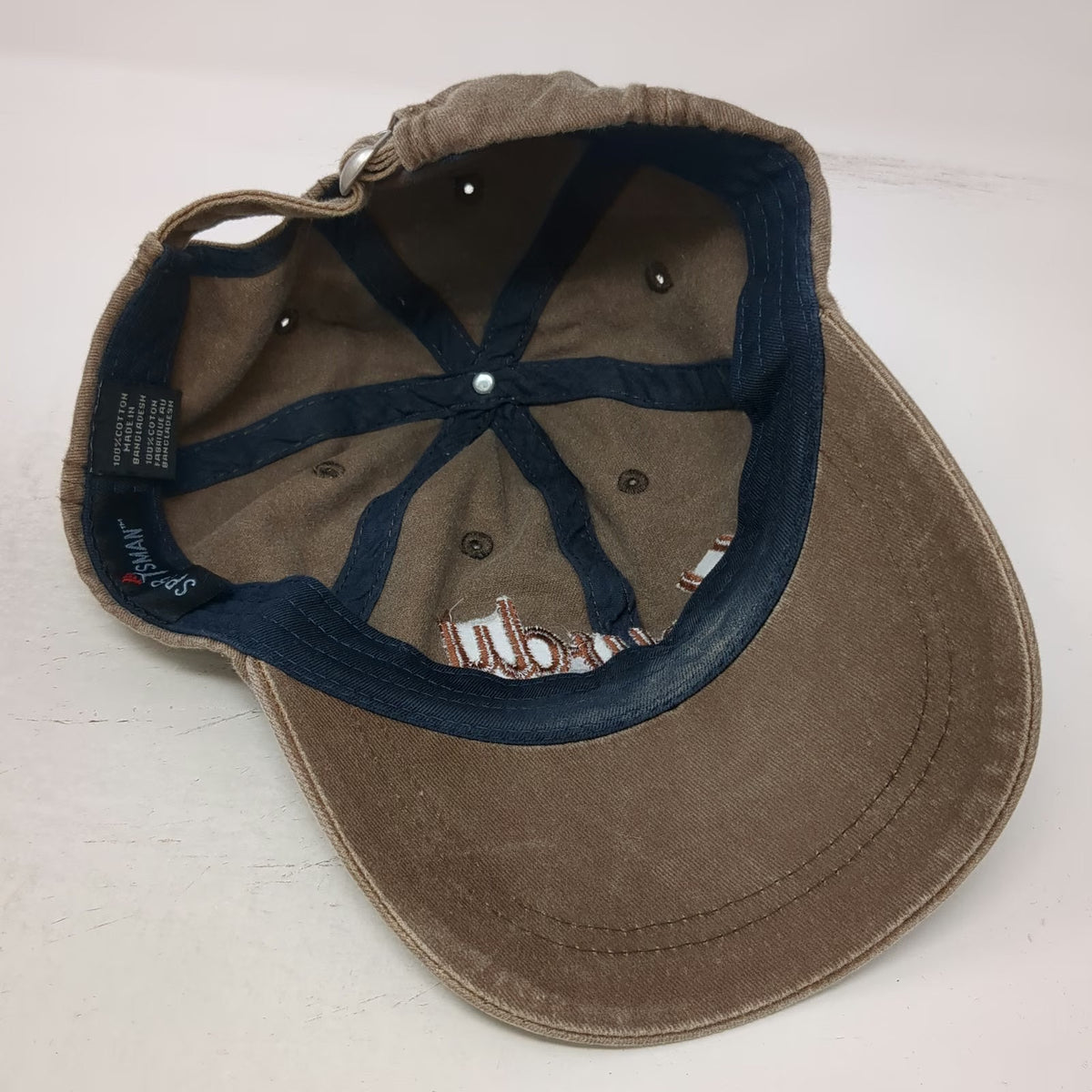 Sportsman Baseball Cap Brown One Size Howdy Coffee Co Cotton Slideback Hat
