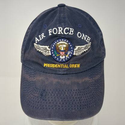 Air Force One Presidential Crew Slideback Hat Blue One Size Adjustable