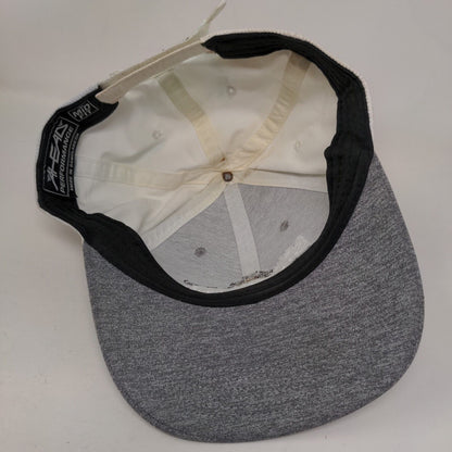 Del Web Stone Creek Golf Club Strapback Hat Gray OS Mid Fit Ahead Performance