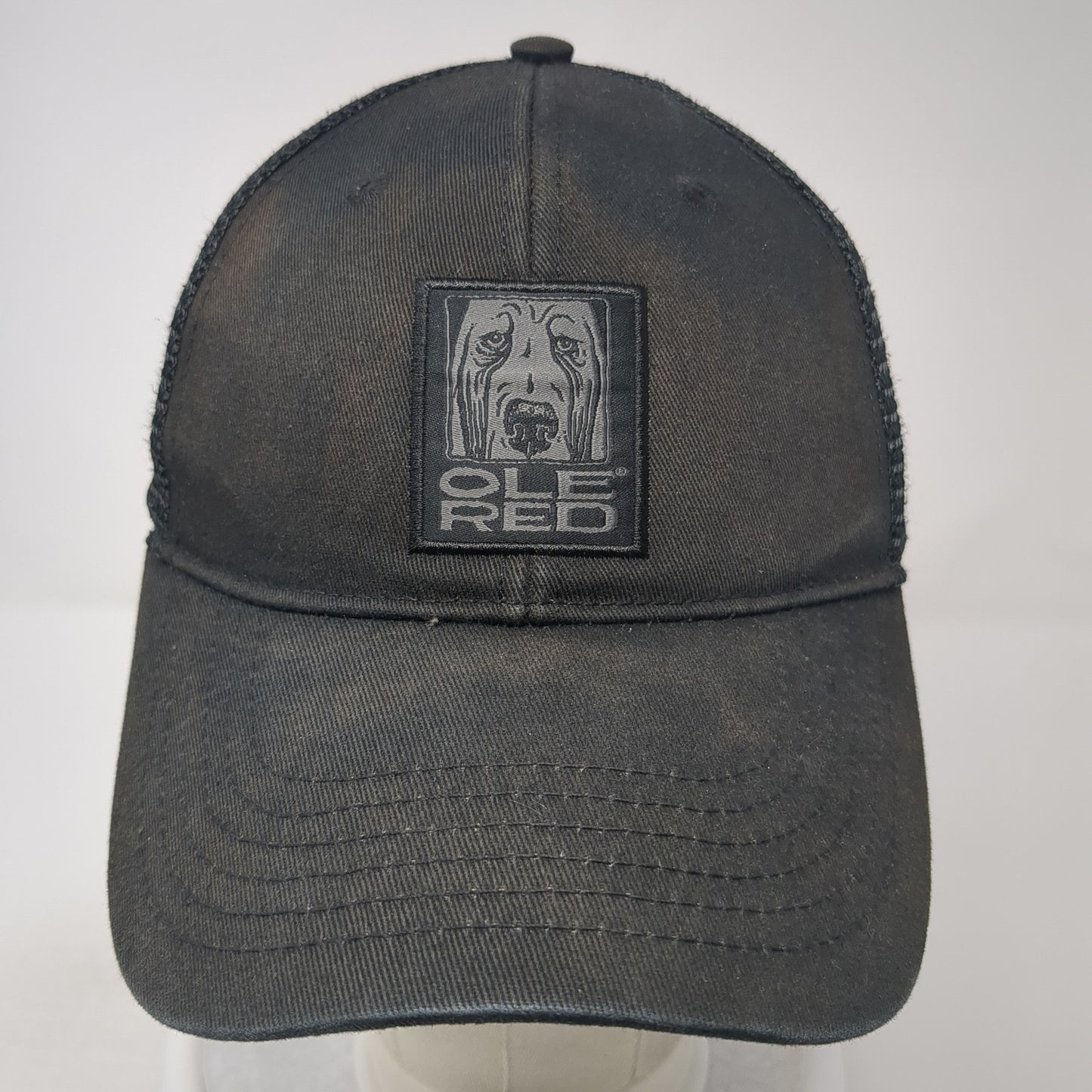 Ole Red Snapback Trucker Hat Black One Size Adjustable Embroidered Mesh Back