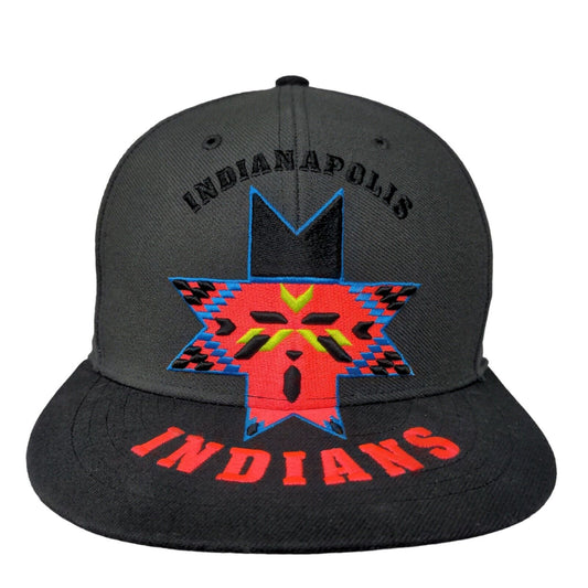 '47 Brand Men's Snapback Hat Multicolor OS Indianapolis Indians Big Logo Signed