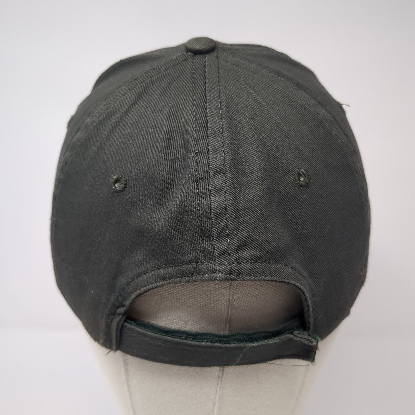 Yellowstone National Park Strapback Hat Gray One Size Embroidered ACE