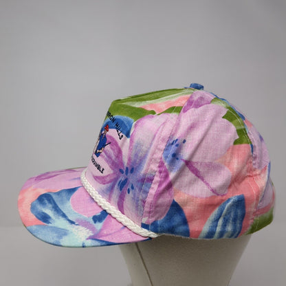 Pepsi Cimarron Hills 3 Person Scramble Slideback Hat OS Adjustable Floral Rope