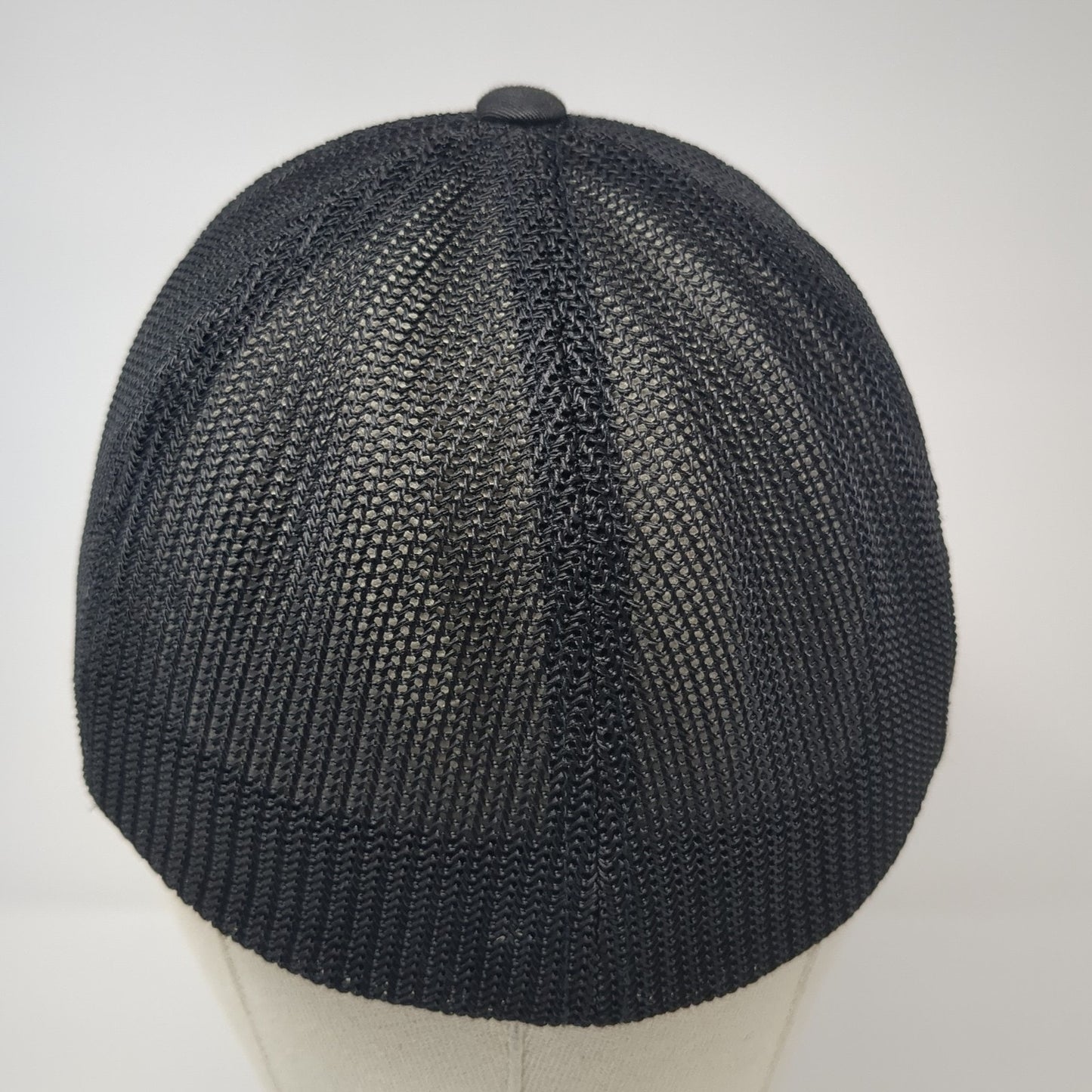 Idaho Gun Fitted Mesh Back Trucker Hat Black One Size Flexfit Yupoong