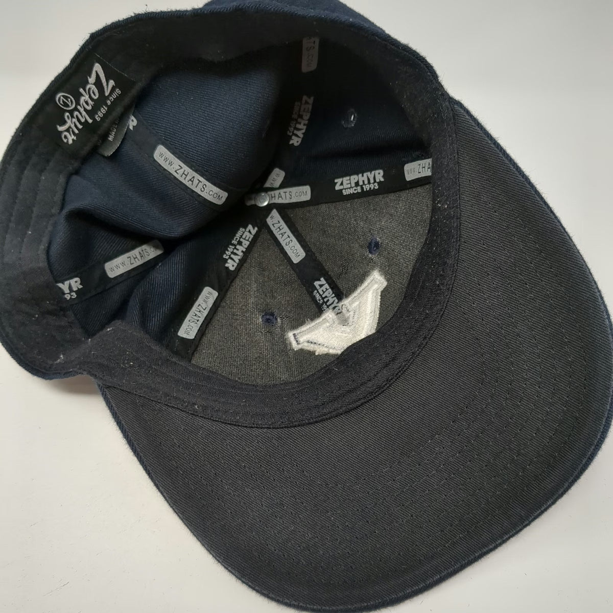 BYU Cougars NCAA Zephyr Hat Blue 7 7/8 Fitted Embroidered Logo Polyester Solid