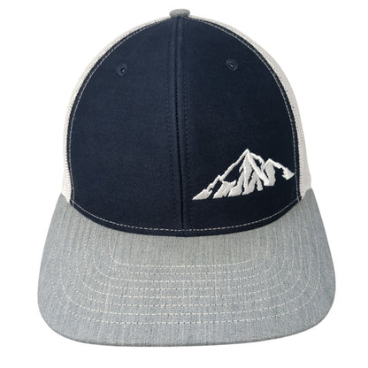 Mountain Snapback Mesh Back Trucker Hat Multicolor One Size Richardson