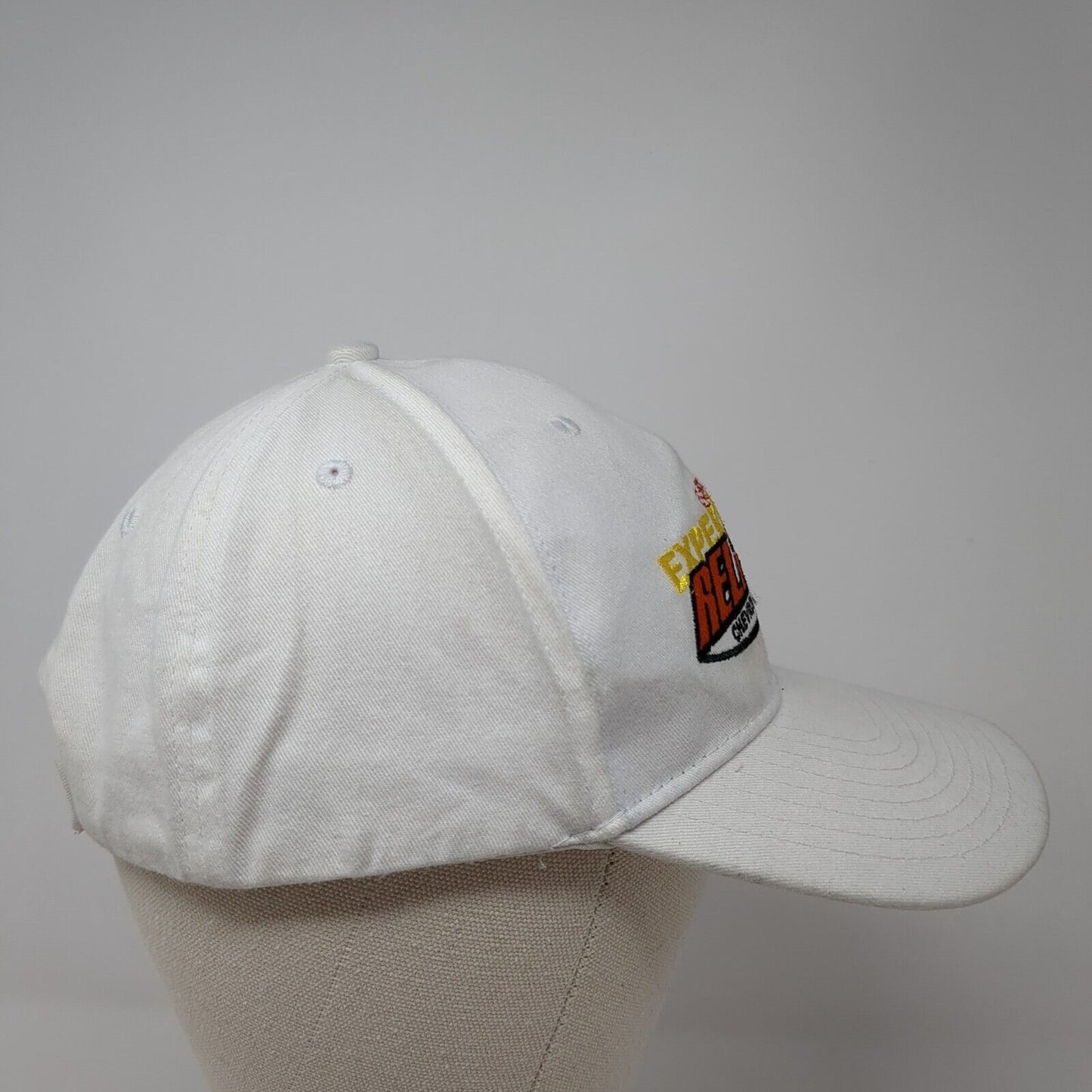 Experience Reliable Chevrolet Strapback Hat White OS Adjustable Embroidered
