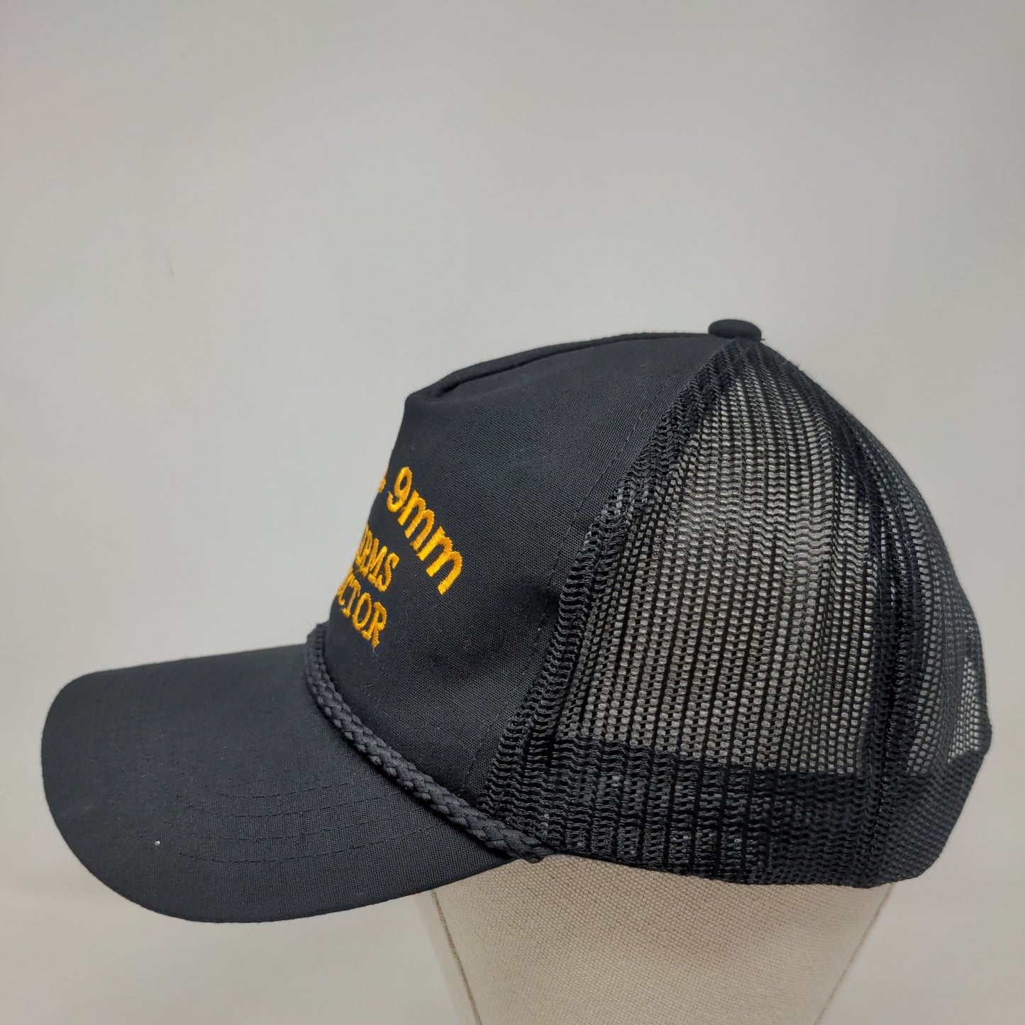 Fire Arms Instructor OWPD 9mm Snapback Trucker Hat Black OSFA Mesh Back Yupoong