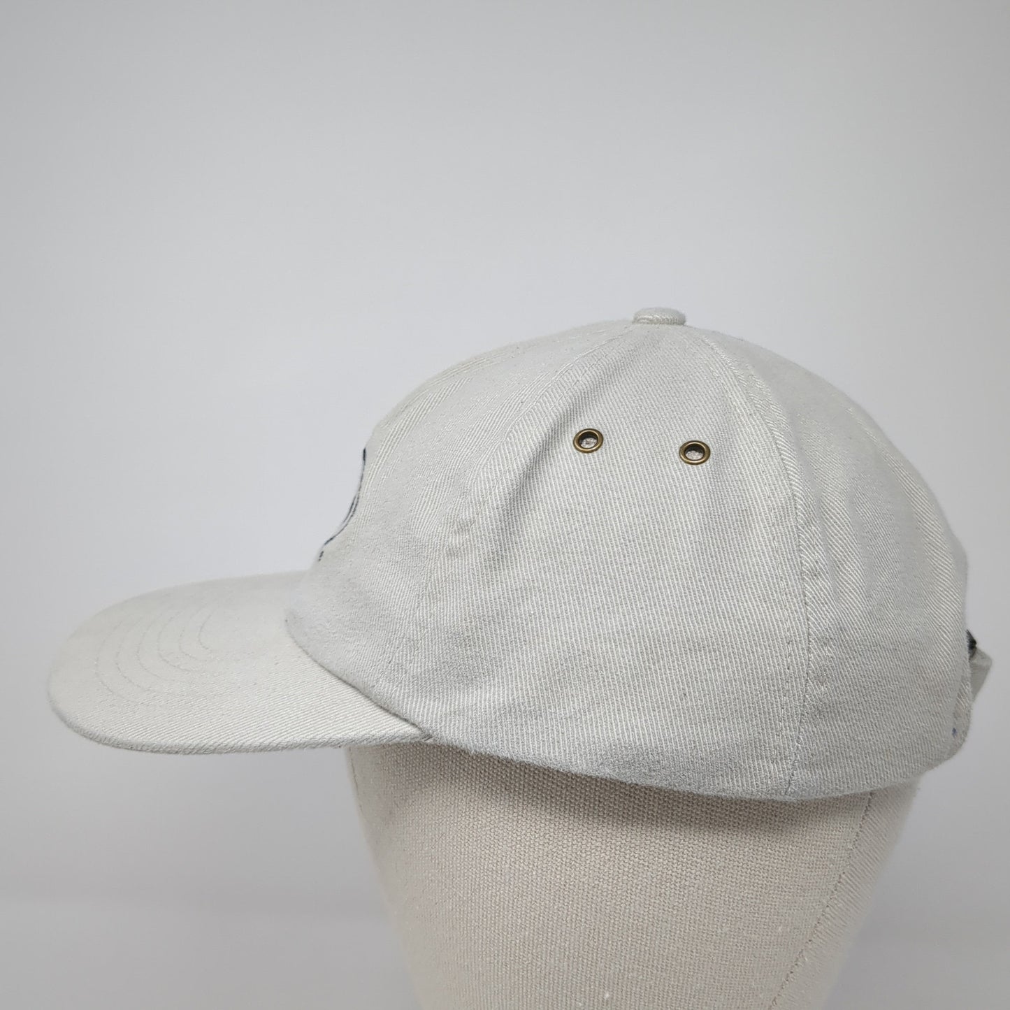 Disney Logo Slideback Hat Beige One Size Adjustable Embroidered Cobra