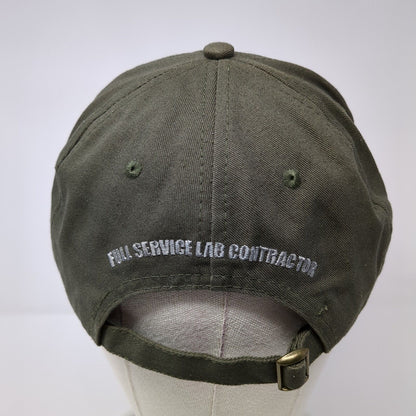 SEI Scientific Environments Inc Slideback Hat Green One Size Adjustable Cotton