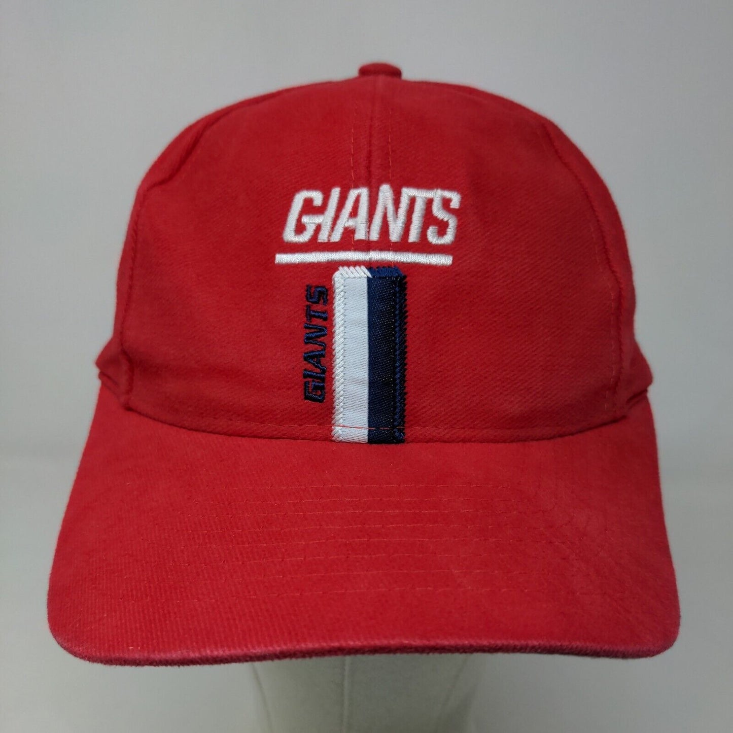 Logo 7 Men's Snapback Hat Red Size OSFA Embroidered NFL New York Giants Logo