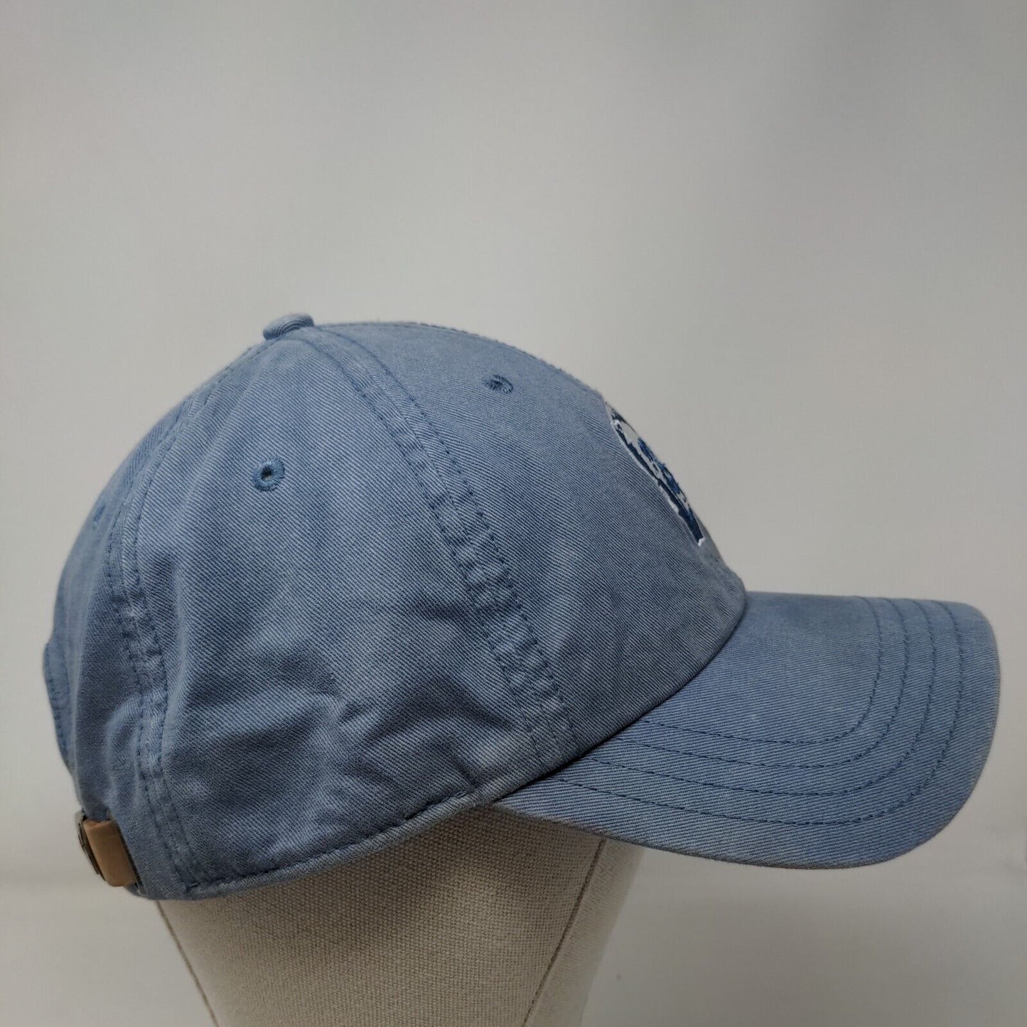 Rowdy Gentleman Slideback Hat Blue OSFM Adjustable Embroidered Logo 6 Panel