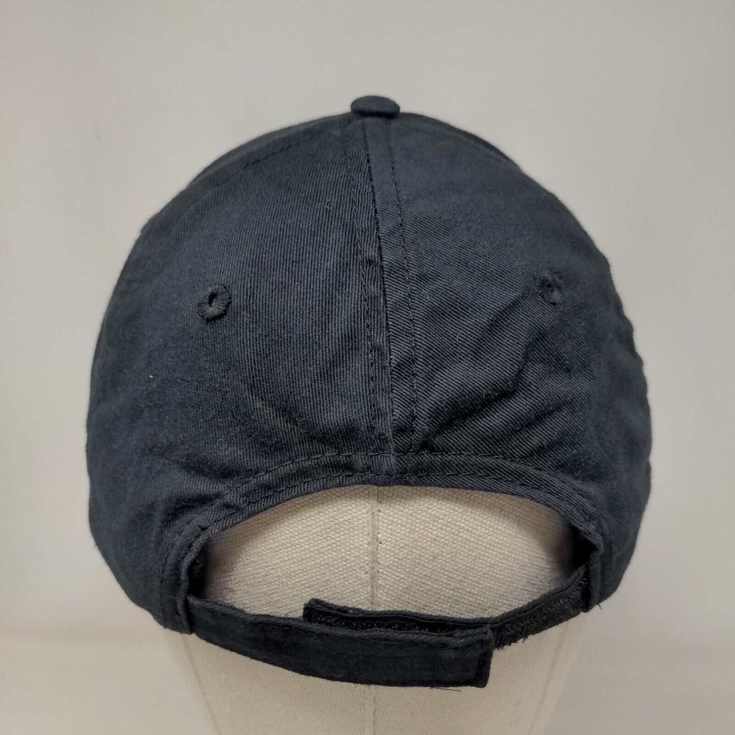 Chipotle Strapback Hat Black One Size Adjustable Embroidered 6 Panel Loomstate
