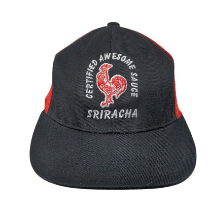 Certified Awesome Sauce Sriracha Trucker Hat Multicolor One Size Mesh Back