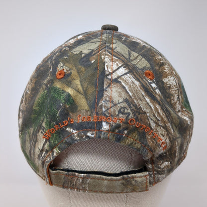 Cabela's Strapback Baseball Cap Multicolor OS Adjustable Camouflage Embroidered