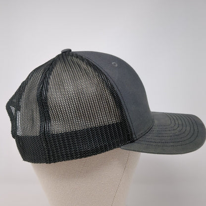 Arrow Snapback Trucker Hat Gray OS Adjustable Embroidered Mesh Back 6 Panel