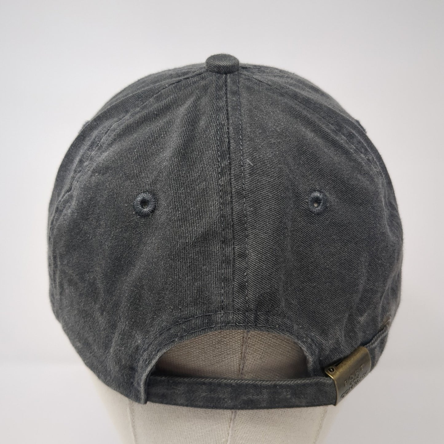 Riverglen Slideback Hat Gray One Size Adjustable Embroidered 6 Panel