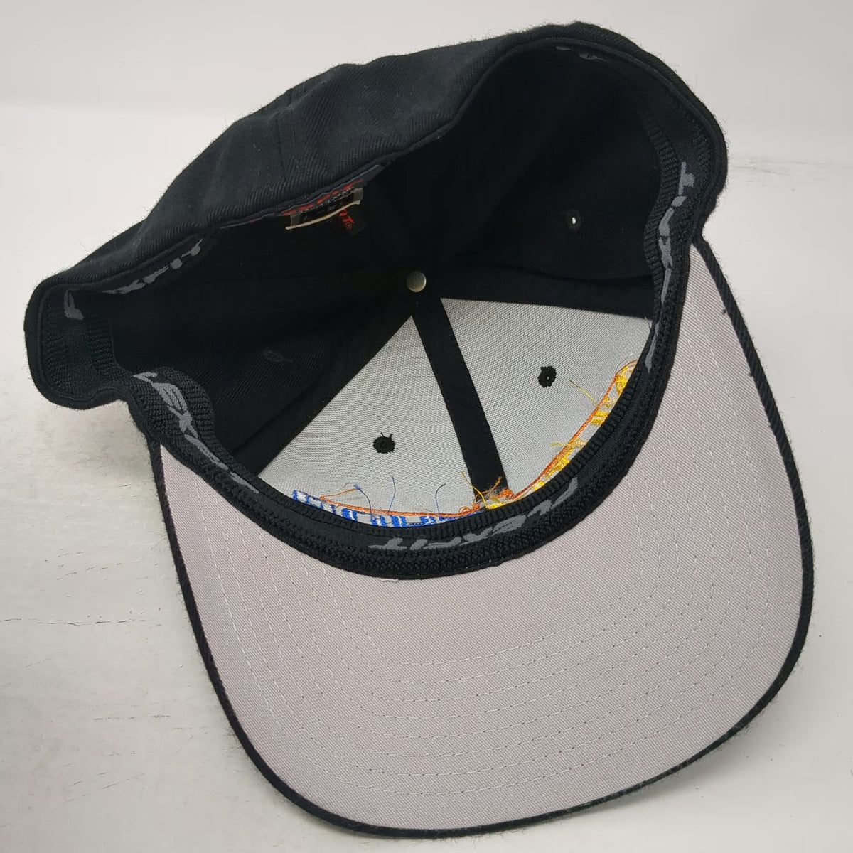 Yupoong Nutrishop Baseball Cap Black XL Blue Orange Yellow Embroidered Brim Hat