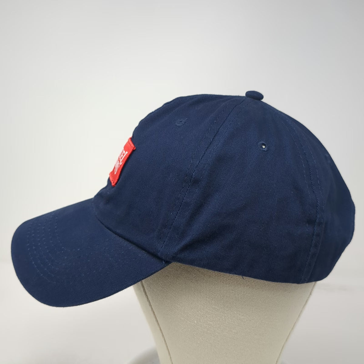 Samuel Adams Baseball Cap Blue One Size Strapback Beer Logo Graphic Brewery Hat