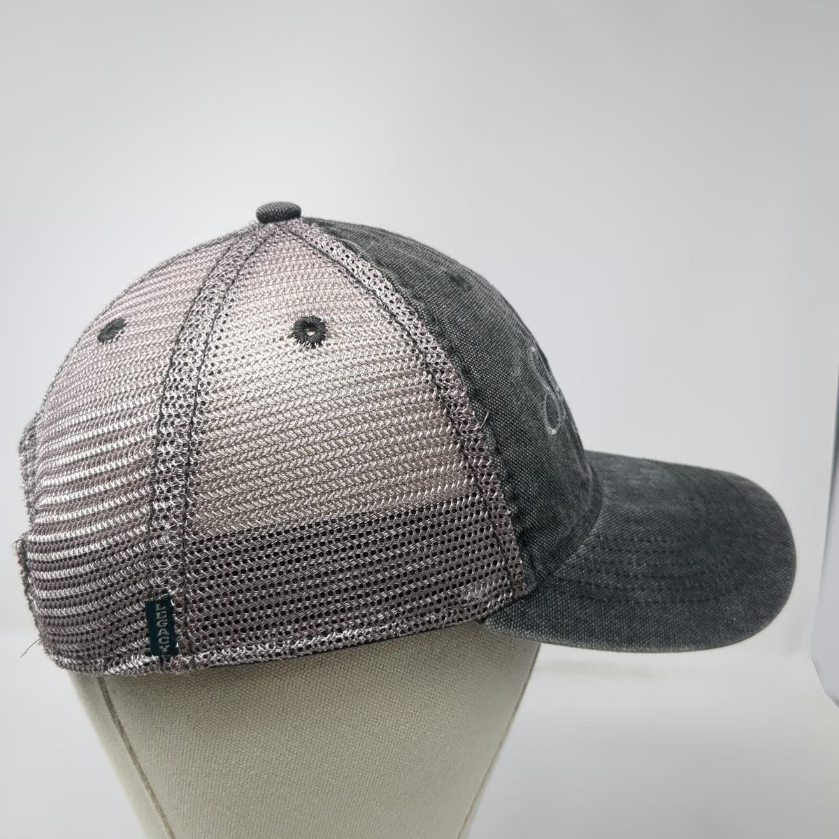 Legacy Trucker Hat Gray OSFM Shore Lodge McCall Idaho Mesh Snapback Adjustable