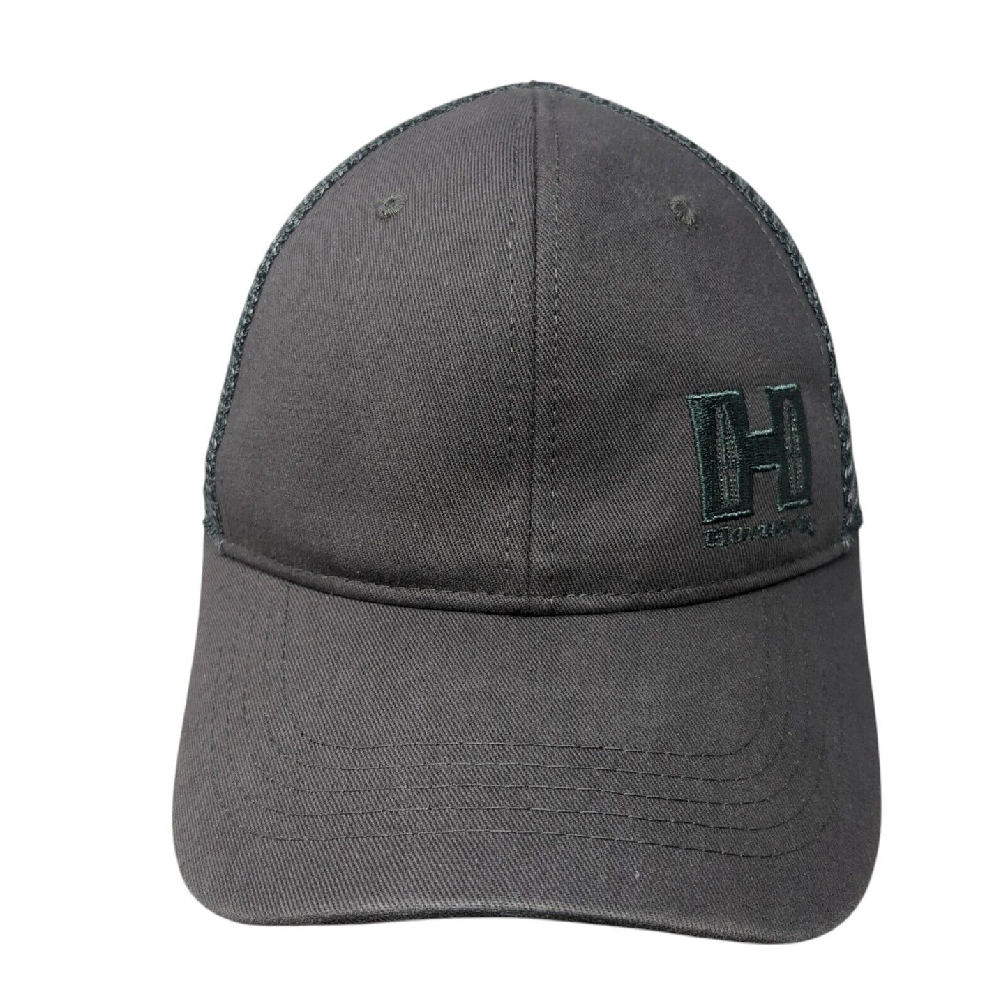 Hornady Snapback Trucker Hat Gray One Size Adjustable Embroidered Mesh Back