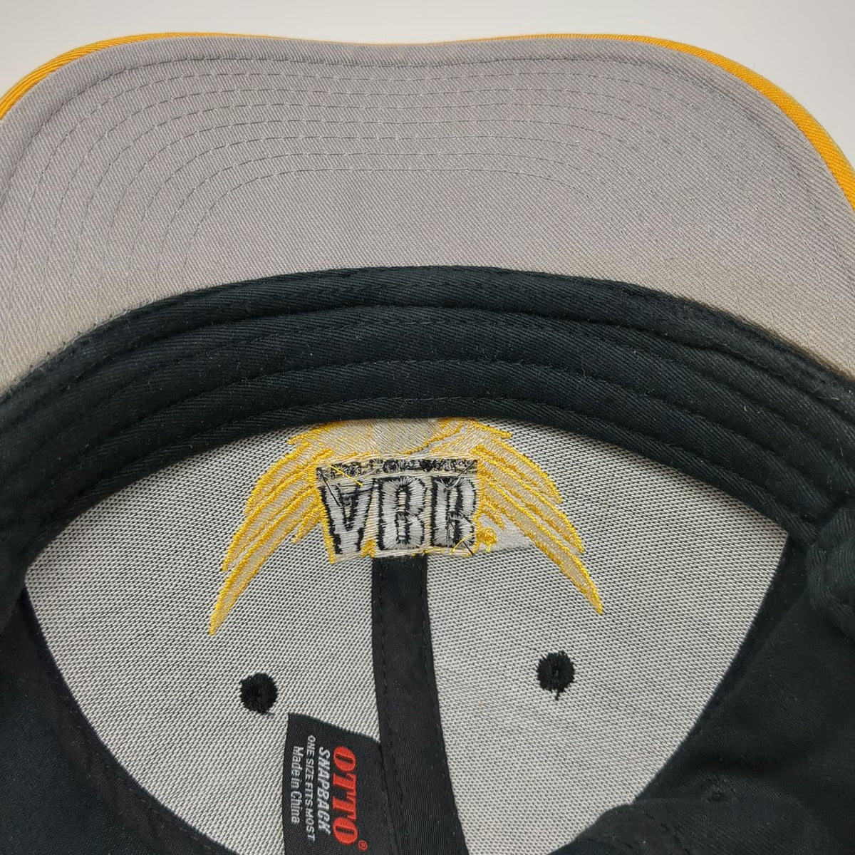 Otto Snapback Black One Size ABB Performance Built Greater Eagle Cotton Hat