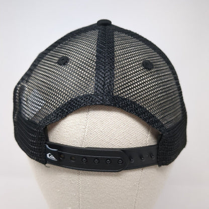Boardriding Co Snapback Mesh Back Trucker Hat Black 55cm Quiksilver