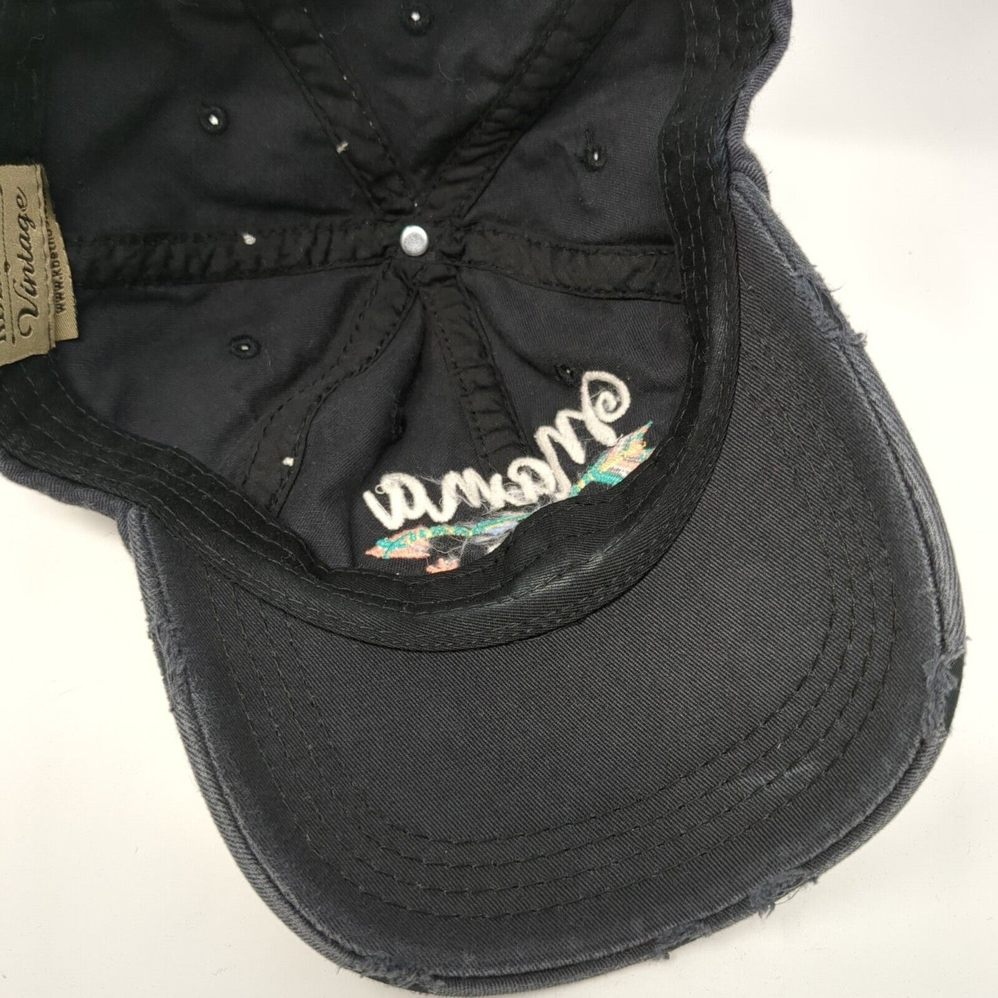 Mama Bear Strapback Hat Blue One Size Adjustable Distressed KB ETHOS Vintage