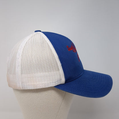 South Orlando Snapback Trucker Hat Blue OS Adjustable Mesh Back Pacific Headwear