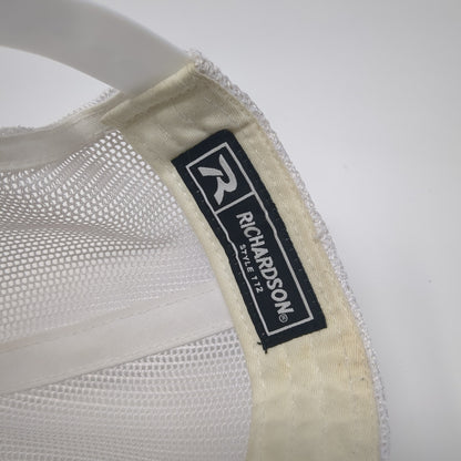 Inland Crane Snapback Trucker Hat Blue One Size Mesh Back Richardson