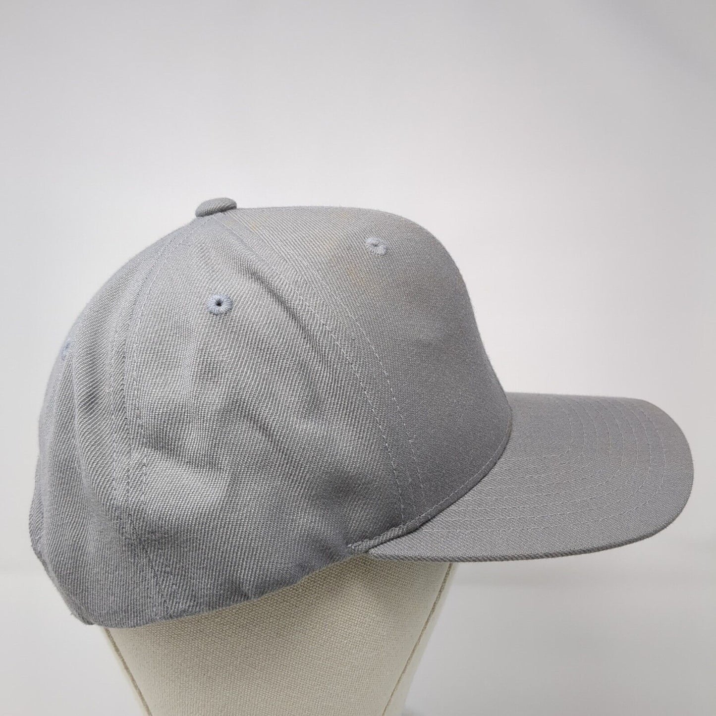 Yupoong Classics Snapback Hat Gray OSFA Embroidered M Cat Logo