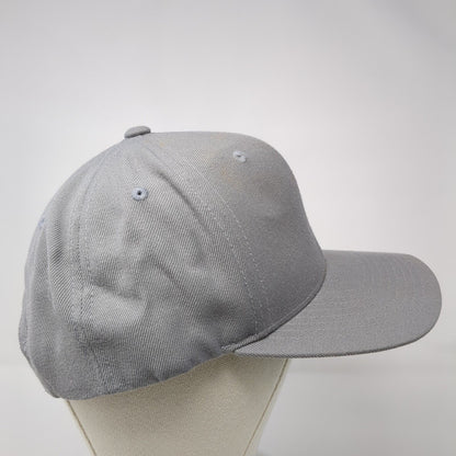 Yupoong Classics Snapback Hat Gray OSFA Embroidered M Cat Logo