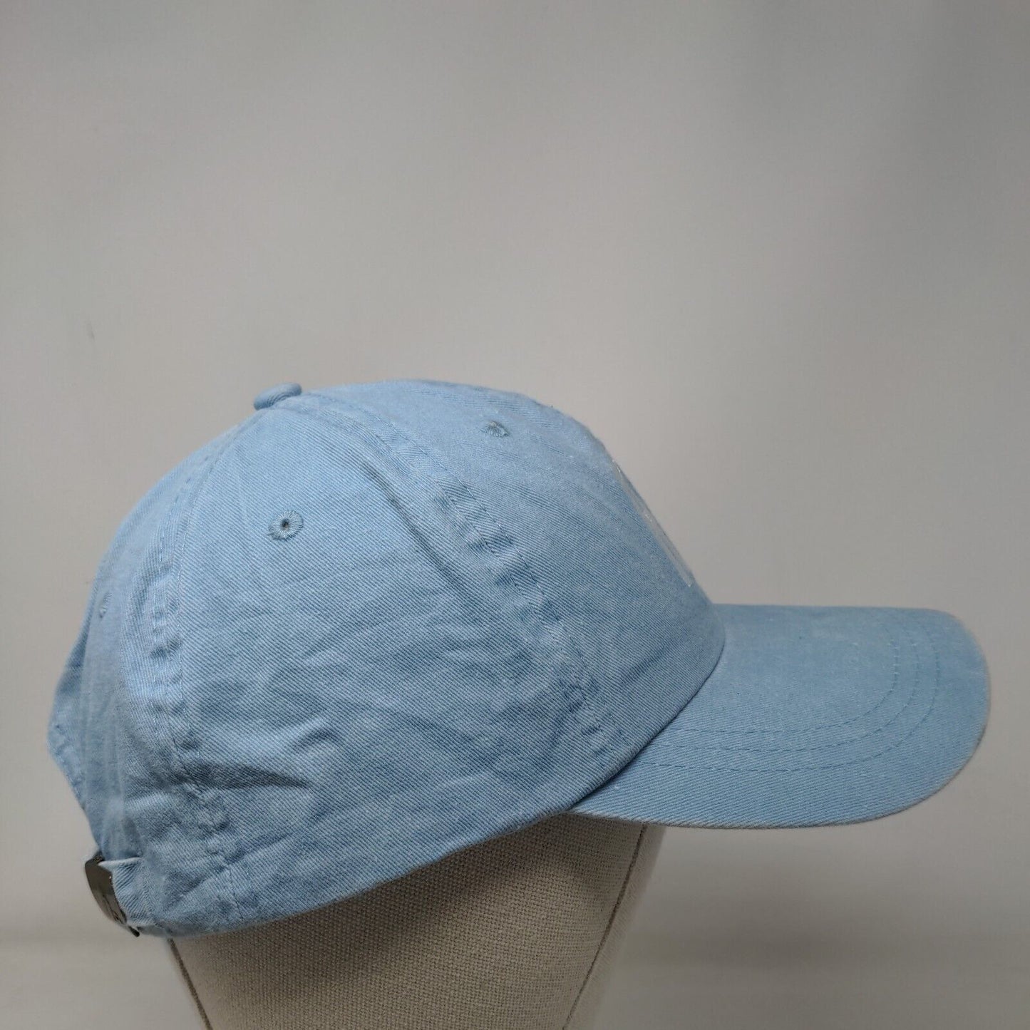RH Slideback Hat Blue OSFA Adjustable Embroidered Vented Holes Cotton