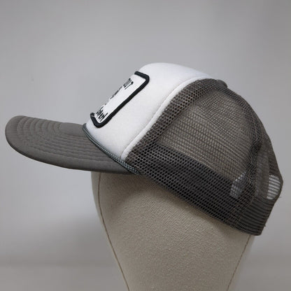 In And Out Automotive Snapback Rope Trucker Hat Gray OSFA Mesh Back