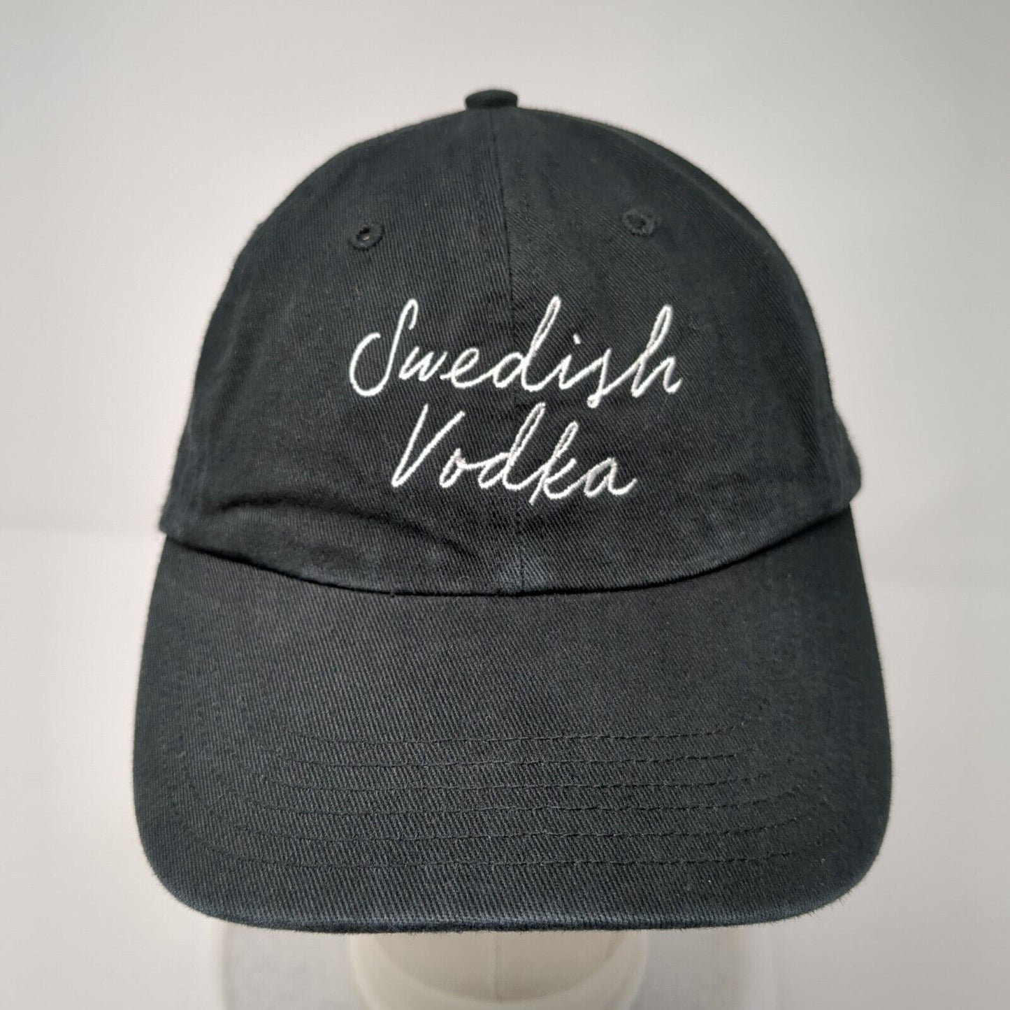 Swedish Vodka Absolut Slideback Hat Black One Size 6 Panel Richardson