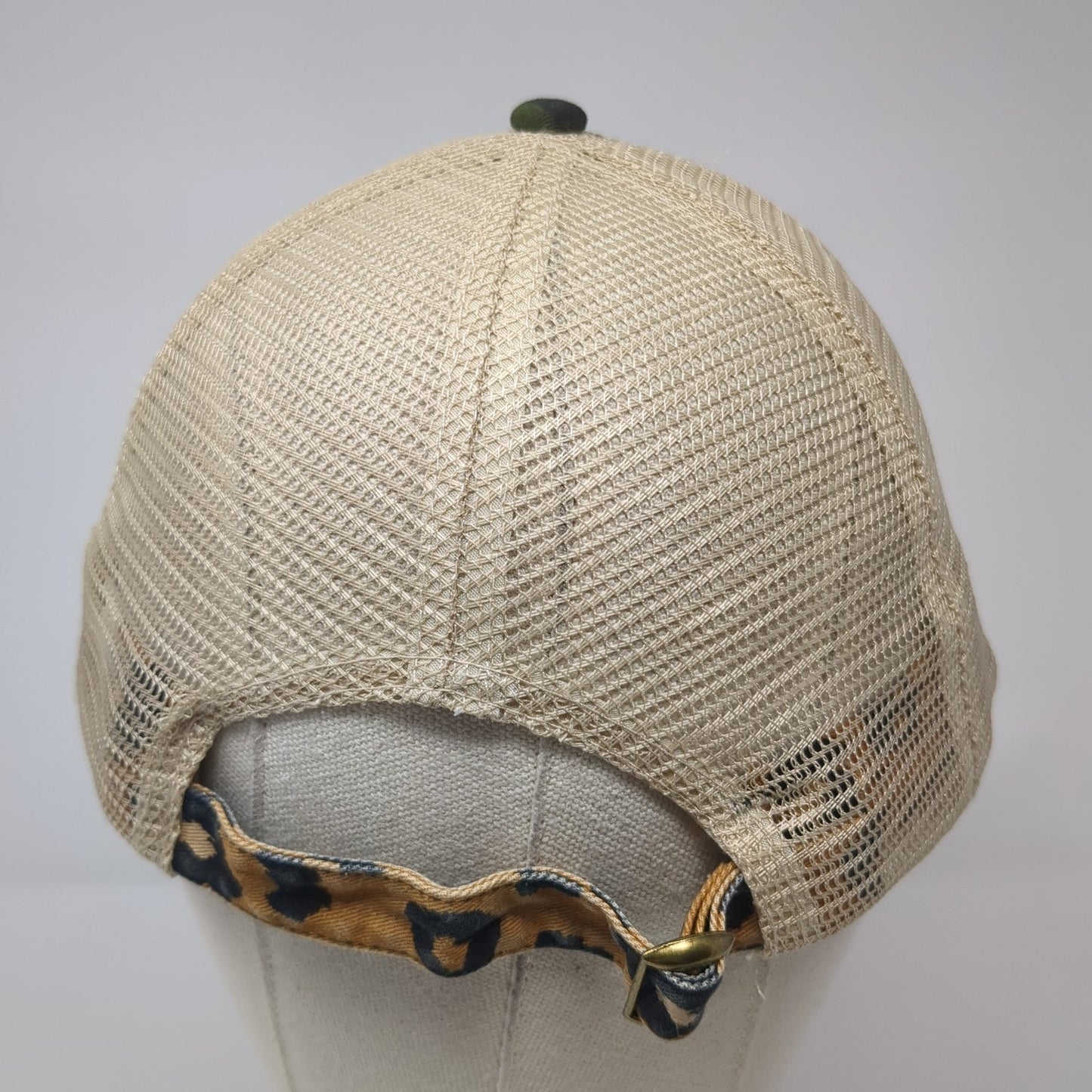 Free Wild Trucker Hat Multicolor OS Adjustable Distressed Camouflage Mesh Back