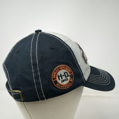 Harley-Davidson Baseball Cap Black One Size Side Patch Contrast Stitching Hat