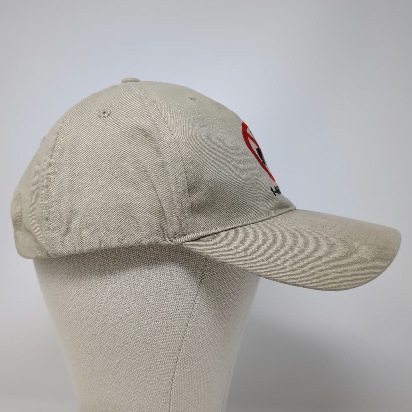 Nissun Baseball Cap Beige One Size 1-888-Dig-Safe Shovel Graphic Strapback Hat