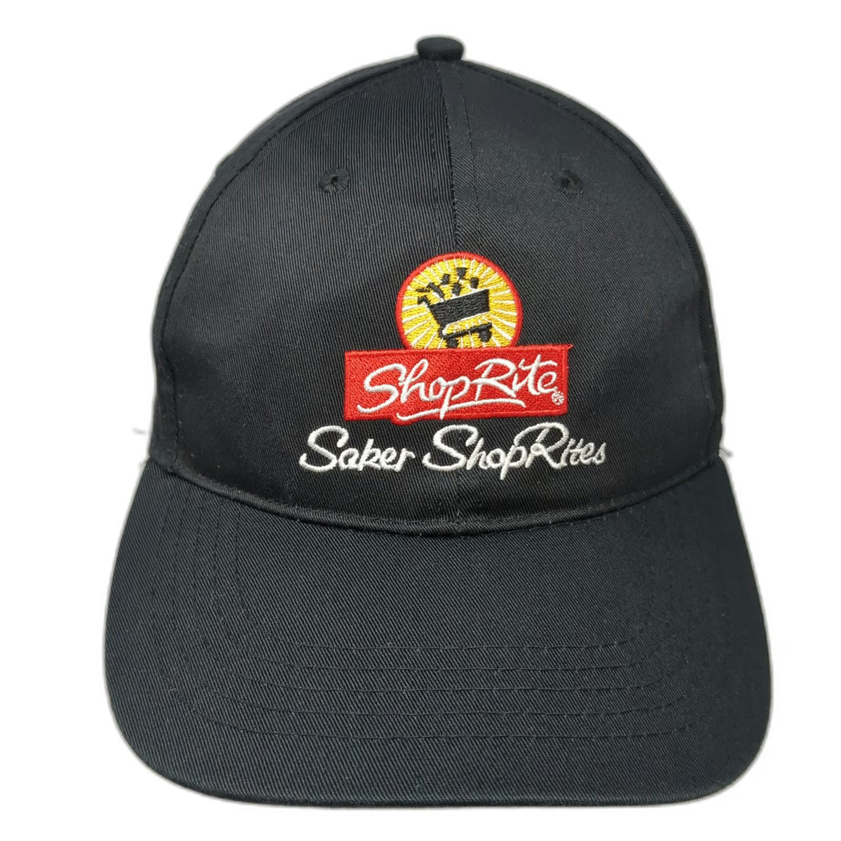 MJCORP ShopRite Saker ShopRites Hat Black One Size Baseball Cap Strapback